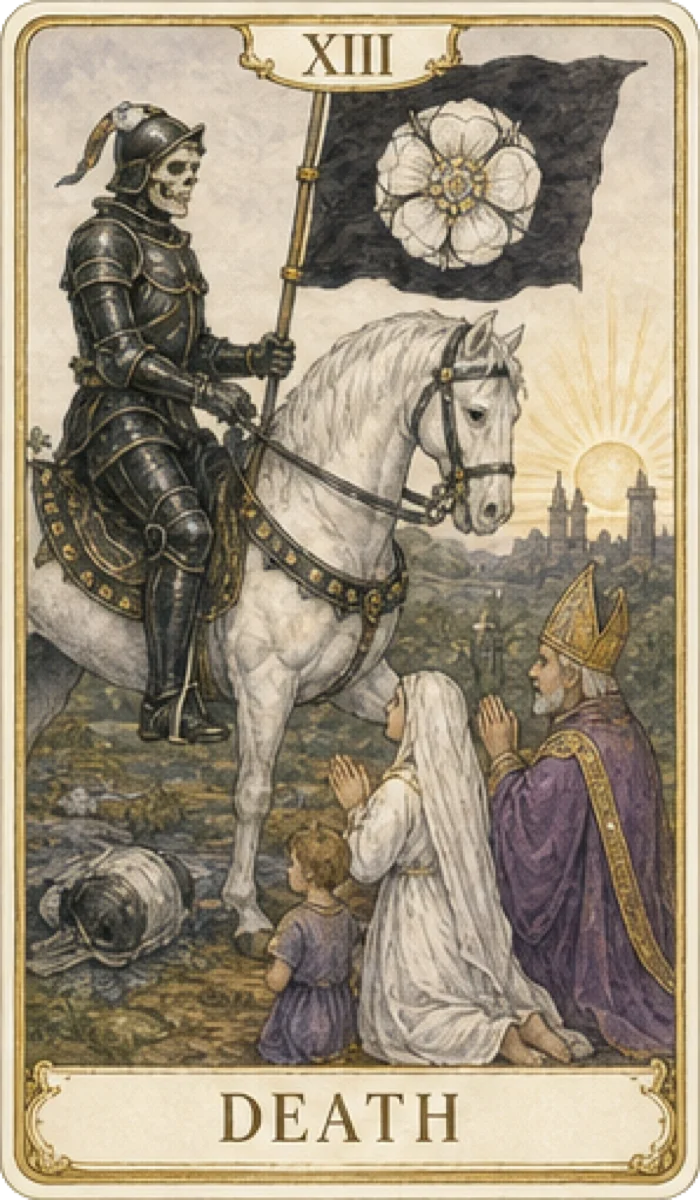 الموت tarot card